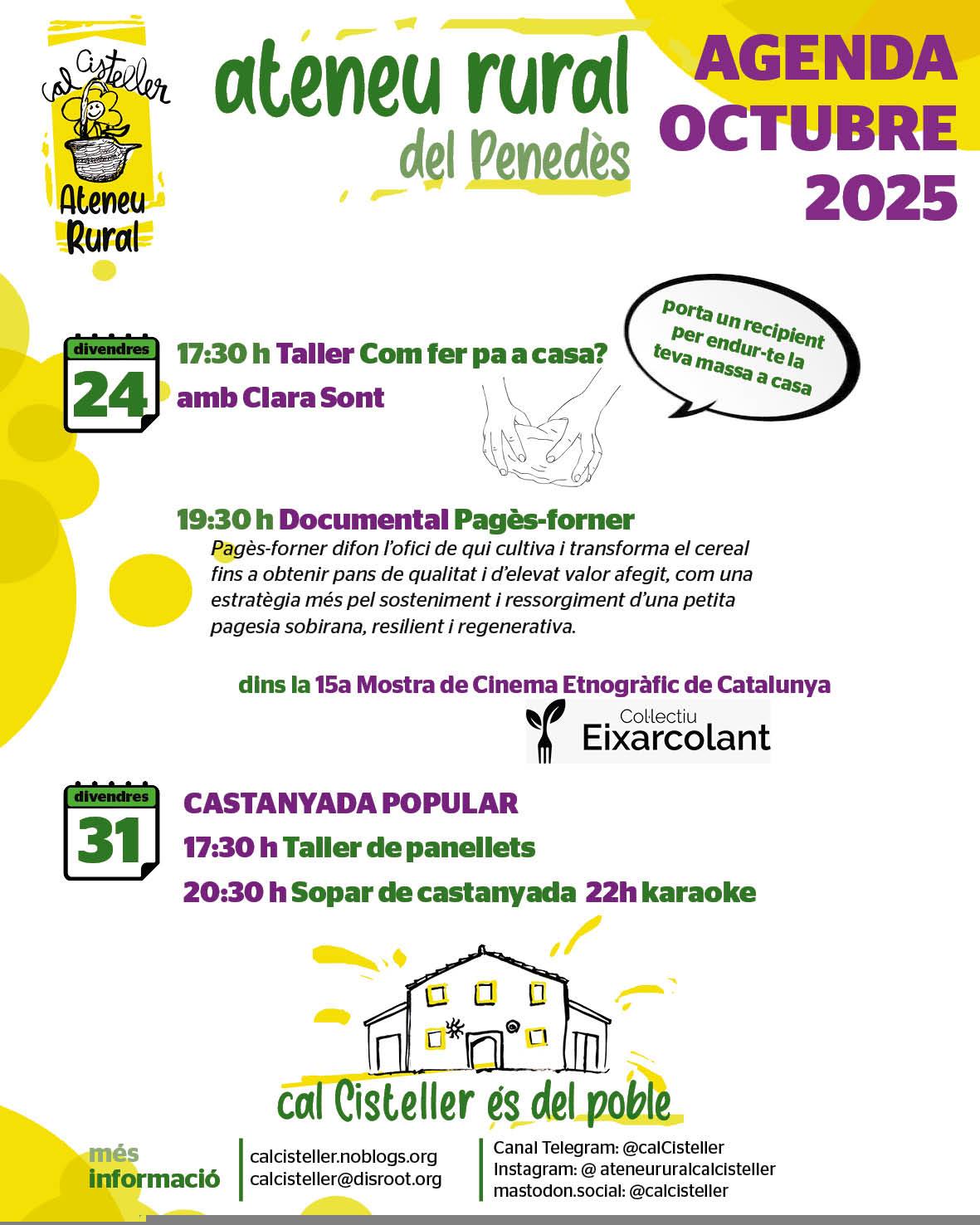 Quan octubre plou, el rovelló es mou